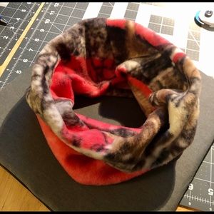 Pink Camo Neck Warmer/face cover